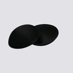 Celviroa removable beige bra pads made of nylon and spandex for shapewear.