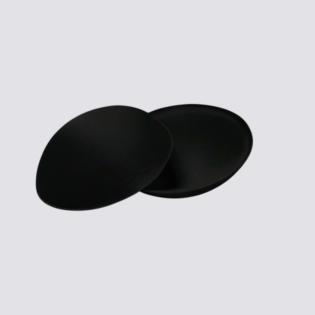 Celviroa removable beige bra pads made of nylon and spandex for shapewear.