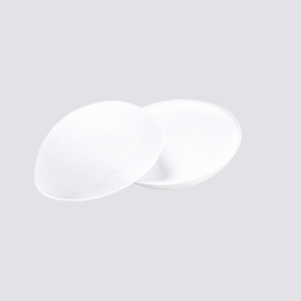 Celviroa removable beige bra pads made of nylon and spandex for shapewear.