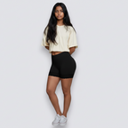 celviroa beige lace hip enhancer shapewear with padded butt lift and medium compression